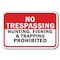 Signmission 18 in Height, 0.12 in Width, Aluminum, A-1218 No Hunting - TrespHunt, A-1218 No Hunting - TrespHunt A-1218 No Hunting - TrespHunt - alternate 1